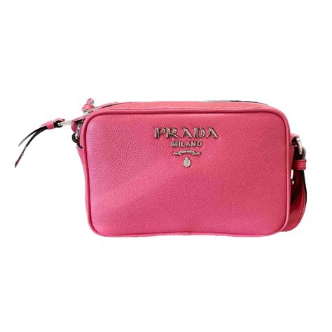 prada vitello phenix crossbody small pink|Prada crossbody purse.